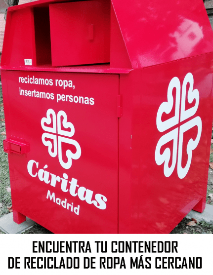 Contenedores para donar ropa en Madrid